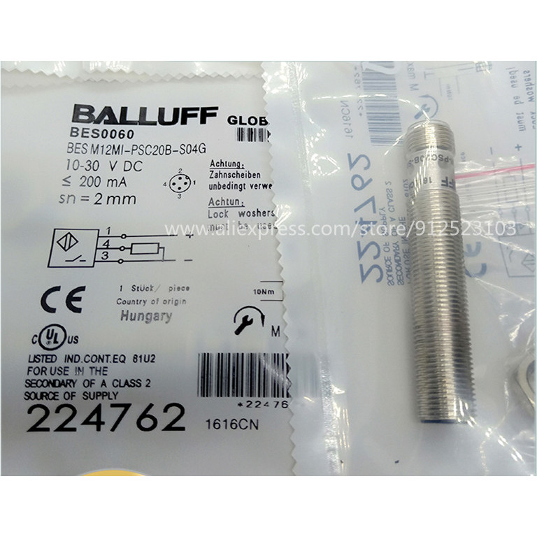 Bes0060 M12Mi-Psc20B-S04G Switch Sensor New High-Quality