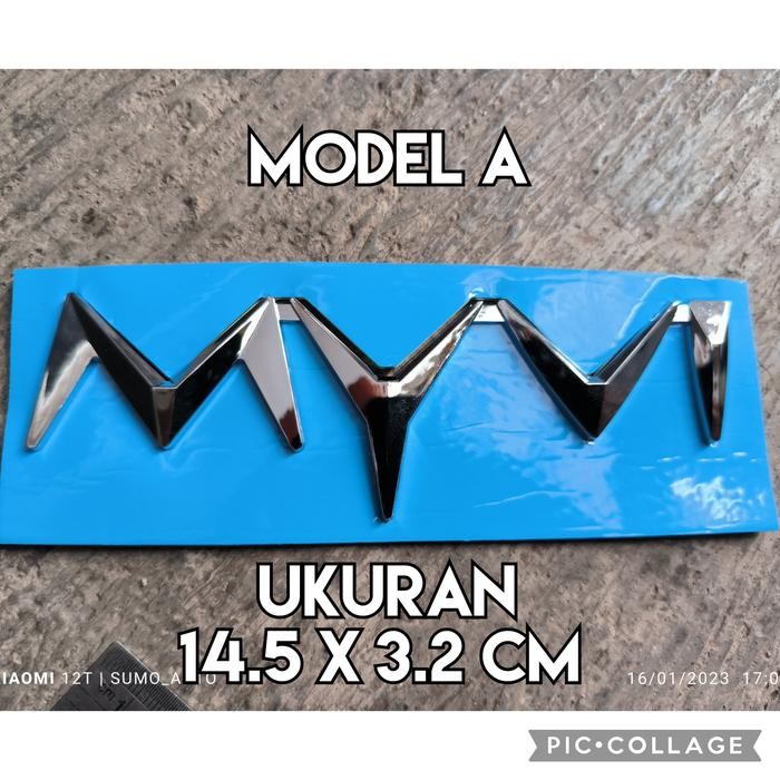 Jual Emblem Tulisan Myvi Perodua Myvi Untuk Sirion Yg Mau Cbu Look