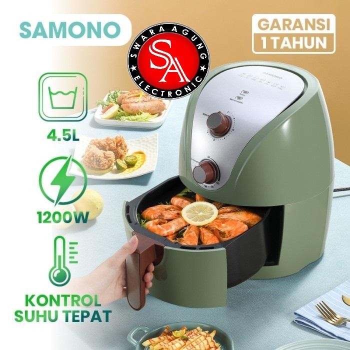 Air Fryer 4.5 Liter Samono Sw-Kz01 - Alat Penggorengan Tanpa Minyak
