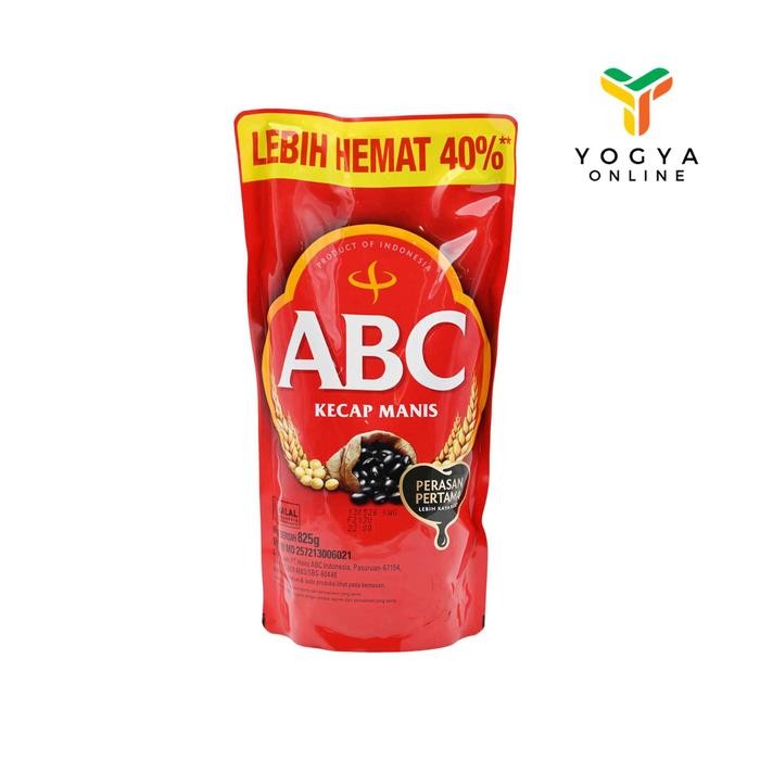 

Stok Baru Abc Kecap Manis Pouch 825 G
