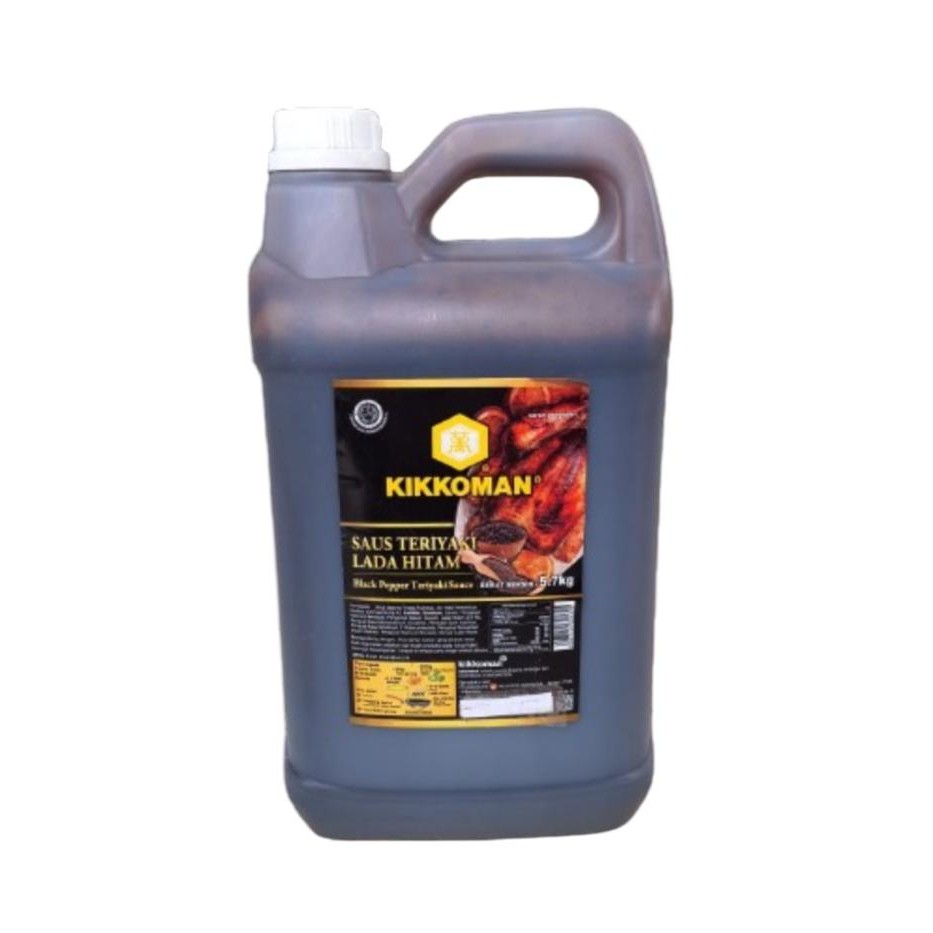 

Stok Baru Kikkoman Teriyaki Lada Hitam Sauce HALAL Jerigen 5L