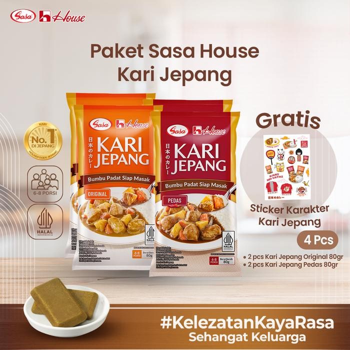 

Stok Baru Paket SASA HOUSE KARI JEPANG Free Stiker Karakter Kari Jepang