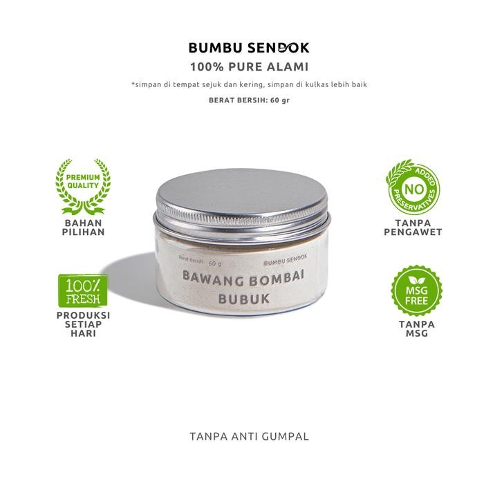 

Stok Baru BUMBU SENDOK Bawang Bombai Bubuk 60g
