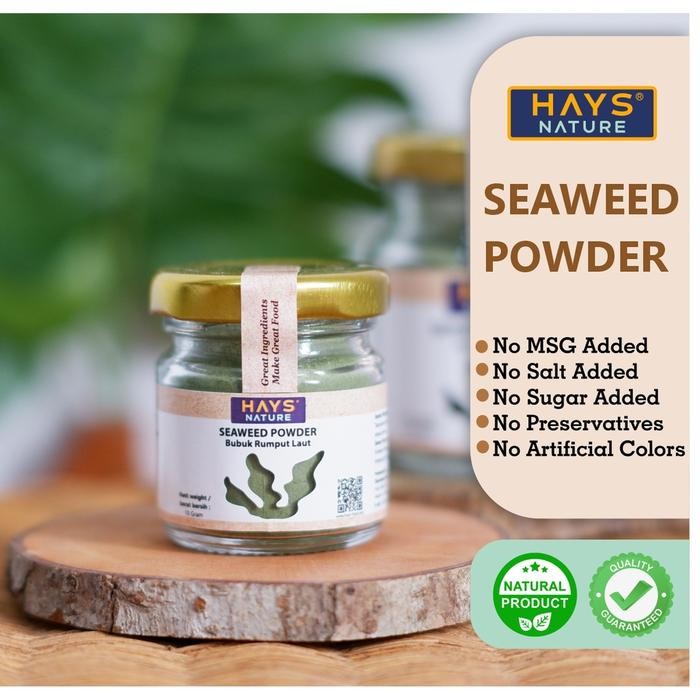 

Pilihan- Rumput Laut Bubuk / Seaweed Powder (10 Gram) Anti Gtm Hays