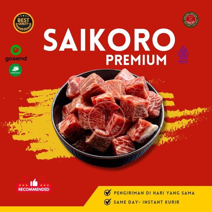 

Pilihan- Daging Wagyu Saikoro/Wagyu Cubes/Wagyu Meltique/Daging Wagyu/Saikoro