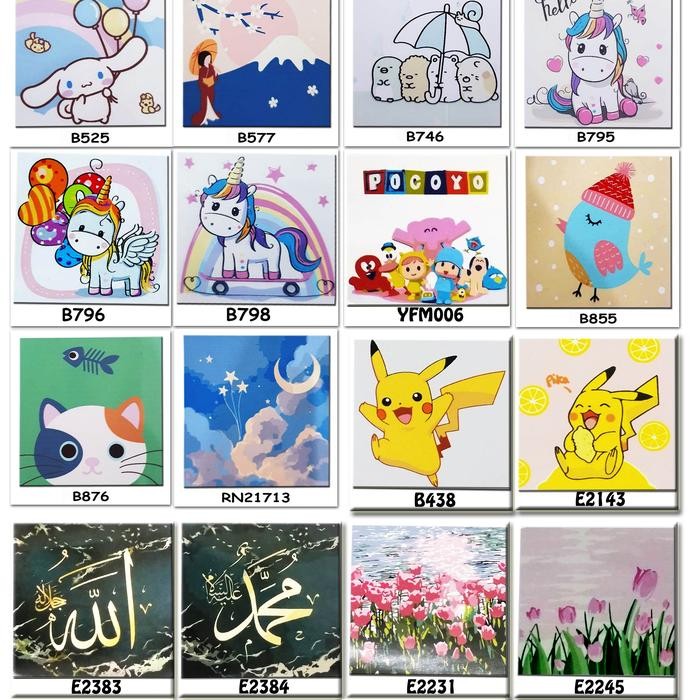 

Pilihan- Meth Painting By Numbers 20X20 Pony Cinnamoroll Sumikko Gurasi Cute Lucu Paint