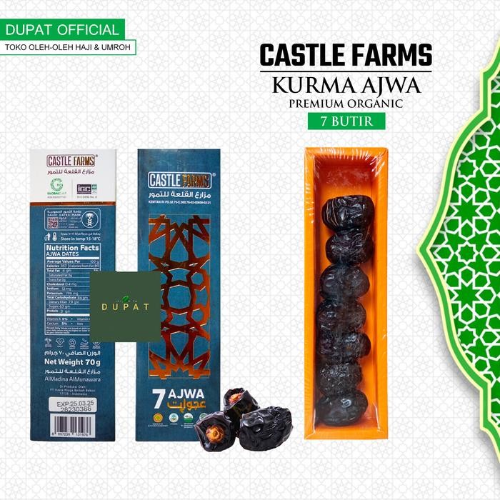 

Pilihan- Kurma Ajwa Medina Castle Farms Premium / Ajwa Madinah 7 Butir