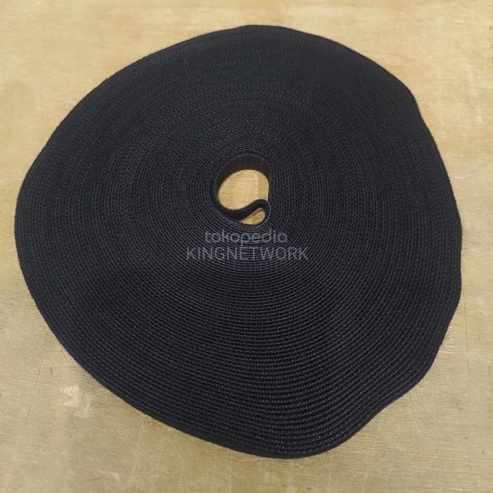 

Velcro/Magic Tape 20M Lebar 1Cm Hitam
