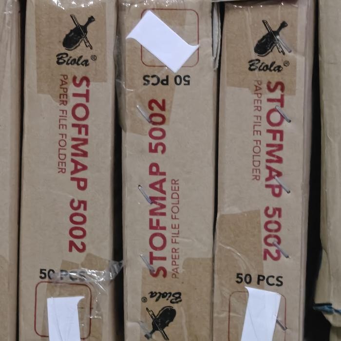 

Stopmap Biola 5002 Putih (1 Pak / 50 Pcs)