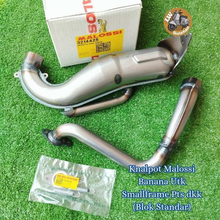 KNALPOT MALOSSI BANANA UTK SMALLFRAME PTS DKK (BLOK STANDAR)