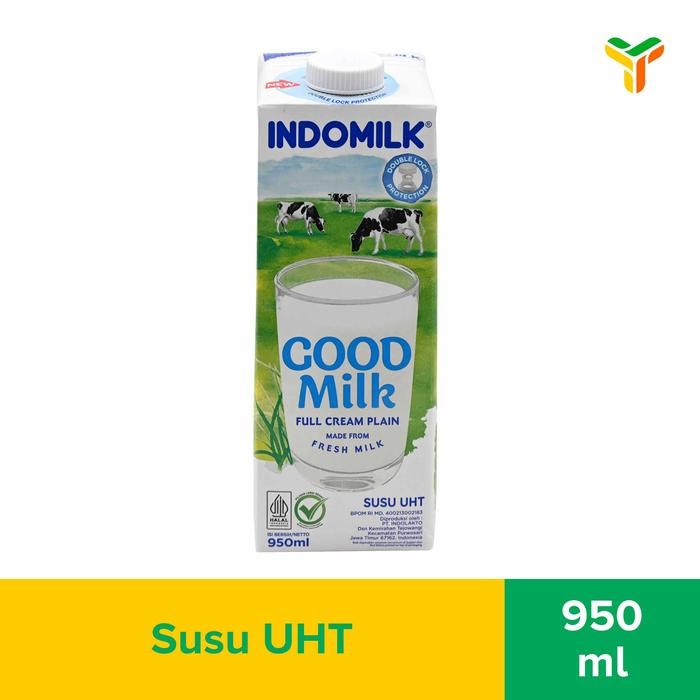 

Pilihan- Indomilk Susu Uht Full Cream Isi 950 Ml
