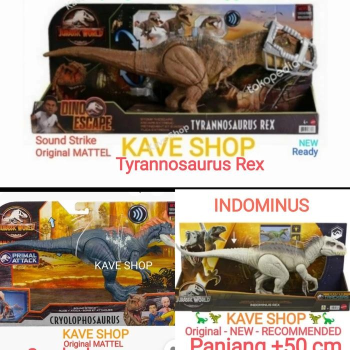 Jurassic World : Camp Cretaceous Stomp 'N Escape Tyrannosaurus Rex - Indominus - Original - NEW