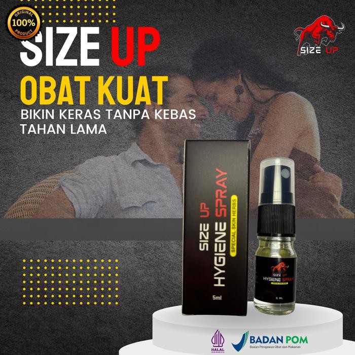 Size Up Hygene Spray Herbal Pembesar Alat Vital Pria Terbaik Pembesar Mr.p Permanen Tanpa Efek
