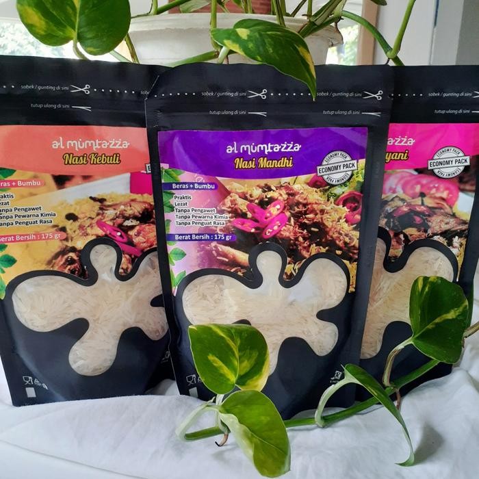 Stok Baru Nasi kebuli biryani mandhi instan al mumtazza beras basmati