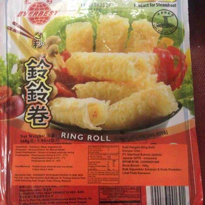 

New Everbest Ring roll , kembang tahu untuk steamboat, shabu2,hotpot