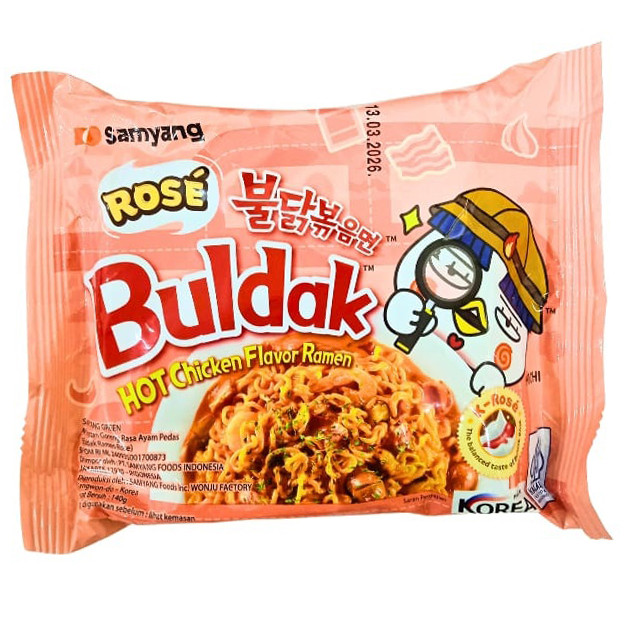 

S34020 SAMYANG BULDAK K-ROSE MIE KOREA 140GR MAJU BERSAMA (20250910)