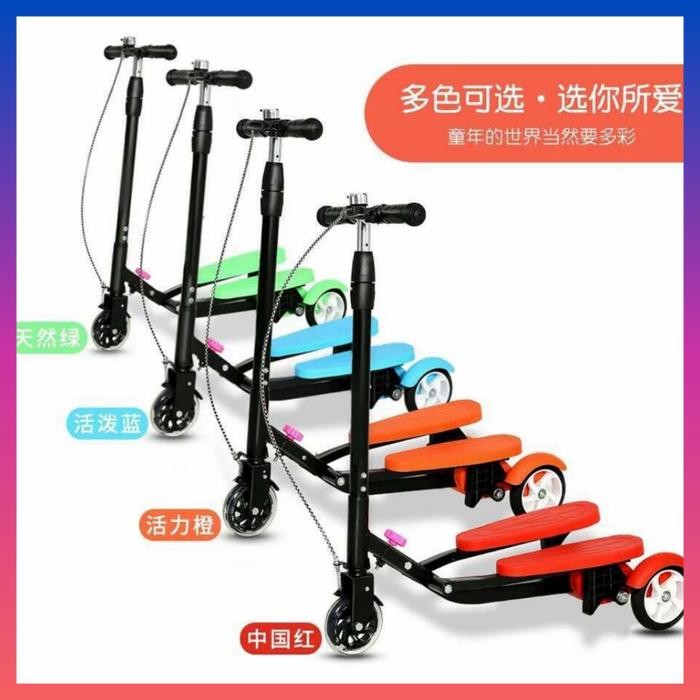 Pilihan- Skuter Anak Injak Dual Pedal Roda 3 / Skuter Mainan Otoped Anak