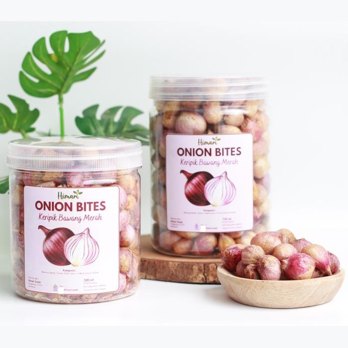 

Himari Onion Bites Keripik Bawang Merah Utuh 100% Produk Lokal Halal Cemilan Kering
