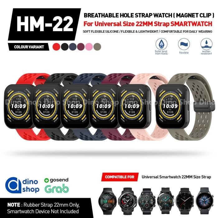Strap 22mm Tali Jam Sport Magnet Buckle For REALME WATCH 2 3 PRO