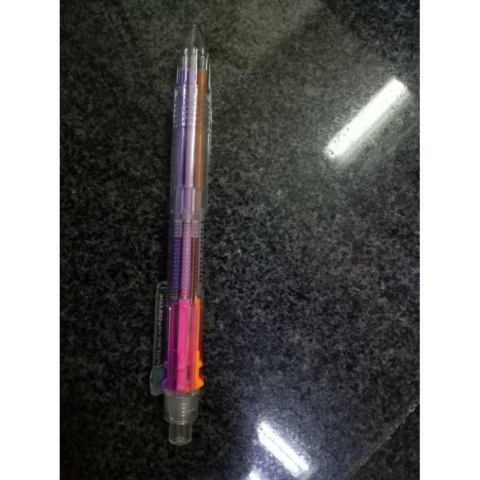 

New Pulpen warna warni 6 in 1 Joyko colourfull life