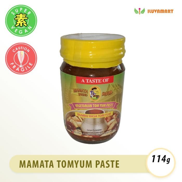 

Stok Baru Mamata Brand Vegetarian Tom Yum Paste 114gr Bumbu Tomyum Tomyam Thai