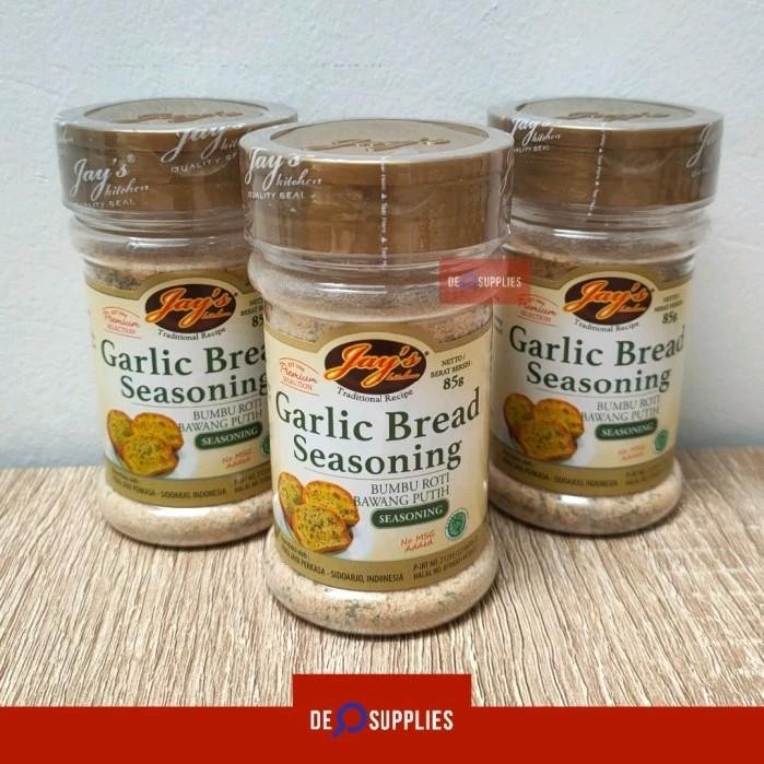 

Stok Baru Jay's Garlic Bread Seasoning 85gr - Jays Bumbu Roti Bawang Putih Jay