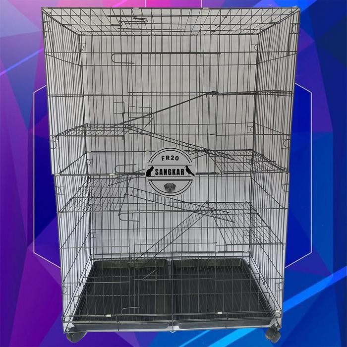 KANDANG KUCING 5 TINGKAT EXTRA JUMBO UKURAN 90X60X135CM