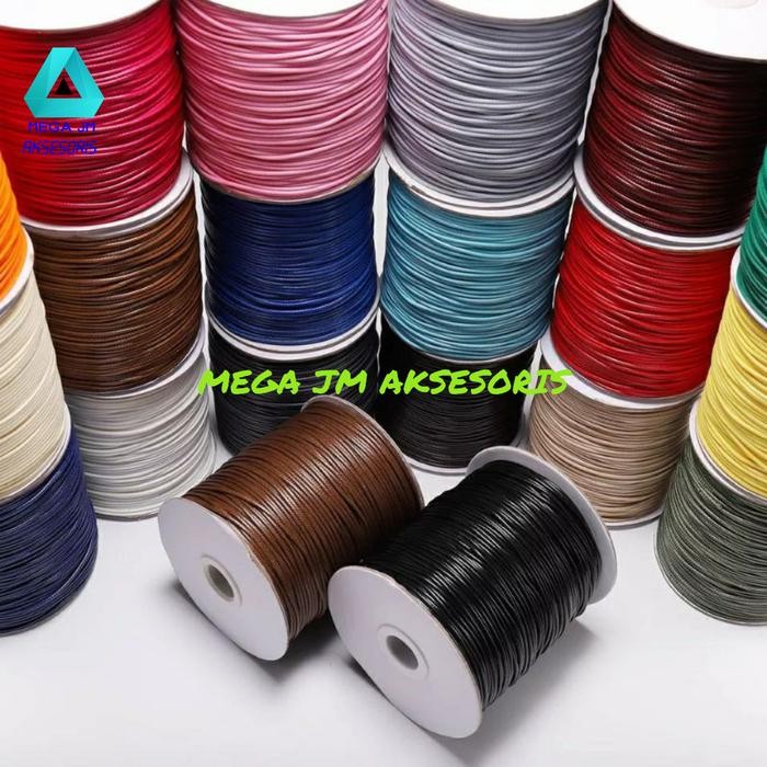 

New 10 Meter Tali Korea 1,5mm 2mm Korean Cord Tali Bahan Gelang kalung