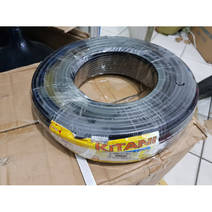 Kabel coaxial RG58 KITANI 50 Ohm 90 meter 1 roll