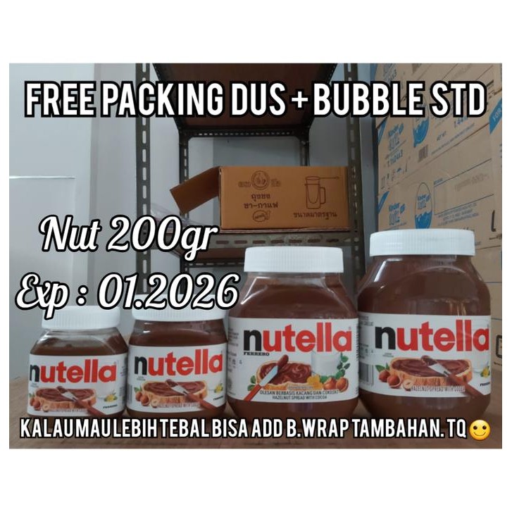 Pilihan- Nutella 200Gr / Nutella Spread / Nutella Spread 200 Gr