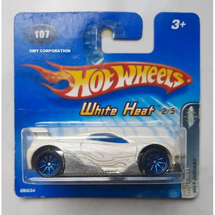 Pilihan- Hot Wheels Hotwheels Ms-T Suzuka Putih Mst Suzuka White Heat Series Sc