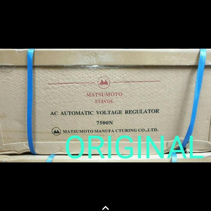 Terpopuler Stabilizer/Stavol Matsumoto 7500 Watt Terlariss 