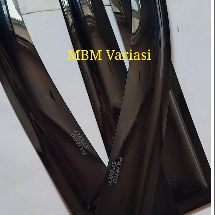 Talang Air Pajero Sport Lama 2010 2011 2012 2013 2014 Model Slim Aksesoris