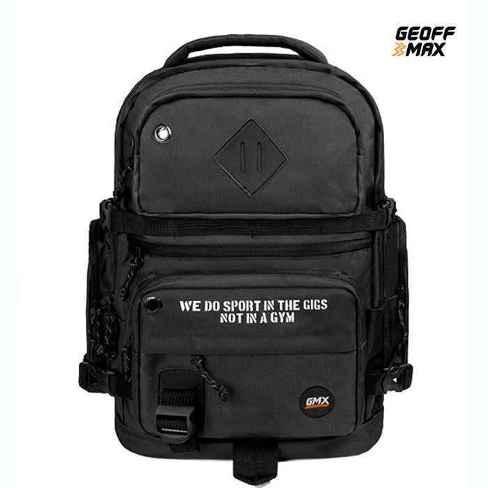 Pilihan- Geoff Max Official - Arlos Black Tas Punggung Backpack