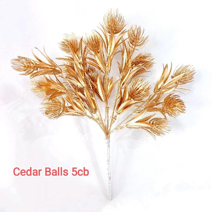 BUNGA GOLD EMAS PLASTIK VARIASI ANGGREK ROSE MAWAR DEKORASI MEJA ARTIFICIAL