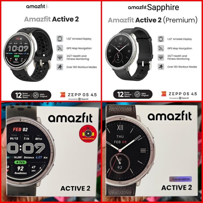 Amazfit Active 2 / amazfit Active2 Premium Amoled GPS Smartwatch Map