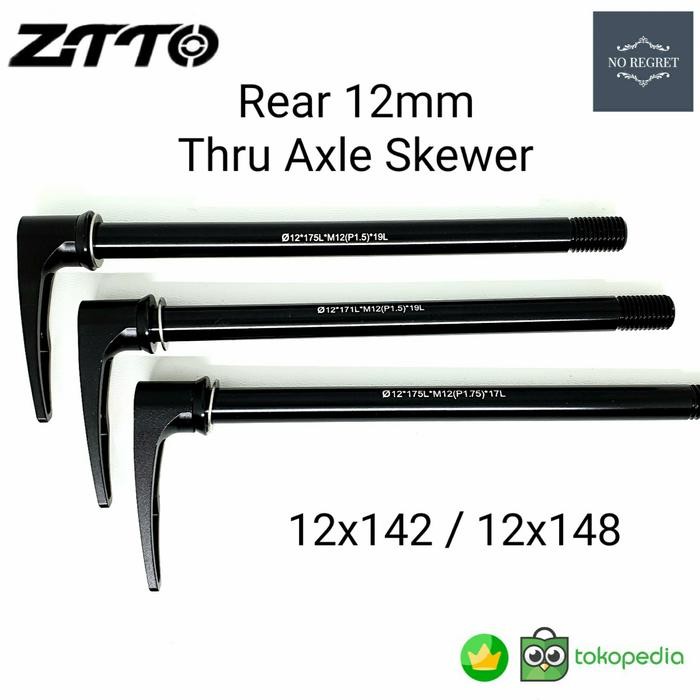 Ready ZTTO Rear Thru Axle Skewer TA QR 12x142 / 12x148