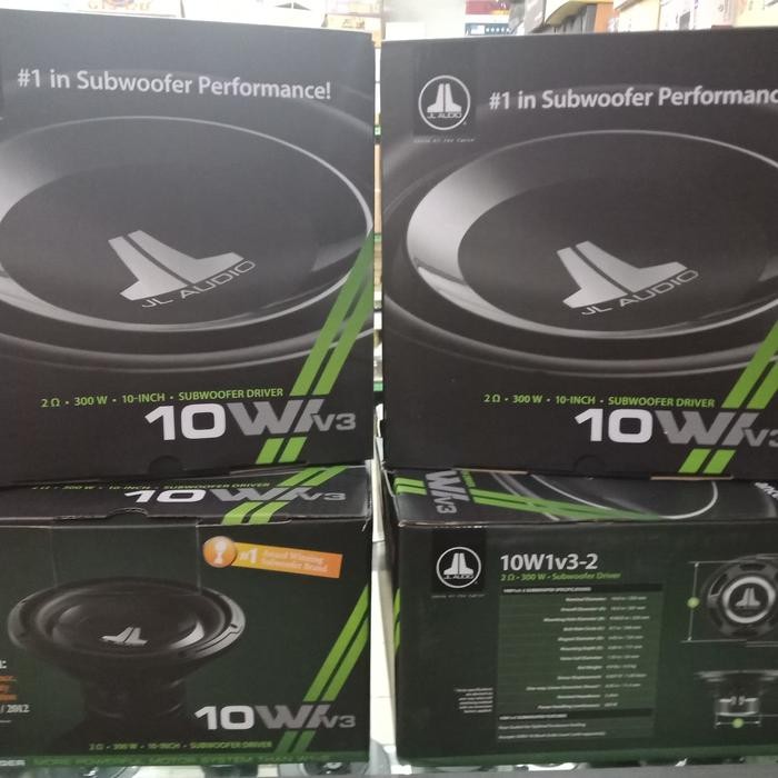 Ready subwoofer 10" Jl Audio W1v3 2 ohm Usa technology