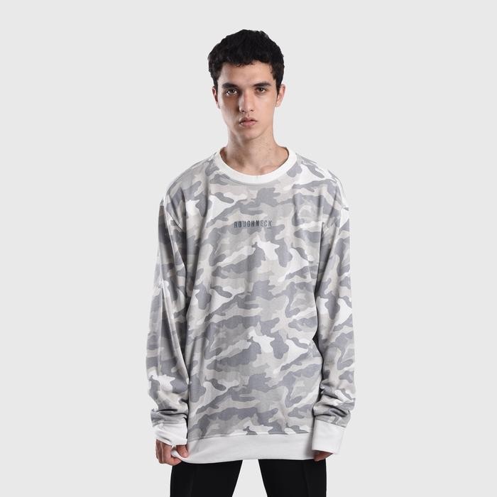 Roughneck SS443 Cloud Camo HD Mini Sig Crewneck terlaris