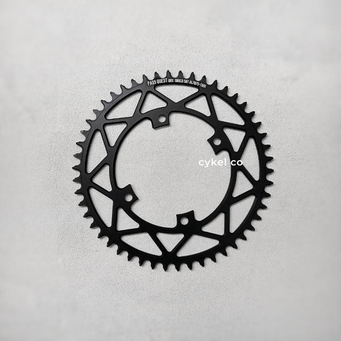 PASS QUEST CHAINRING 46T BCD 110 AL7875 SHIMANO GRX CRANK ARM