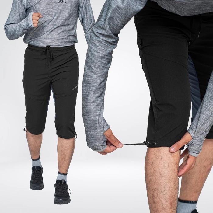 Eiger - Celana Pendek 3/4 Outdoor Sepeda Olahraga Running Trekking Quickdry - Sindora