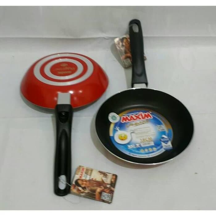 Terbaik Maxim Teflon 18Cm/ Pengorengan Teflon Maxim 18Cm / Frypan Maxim 18Cm 100% Ori