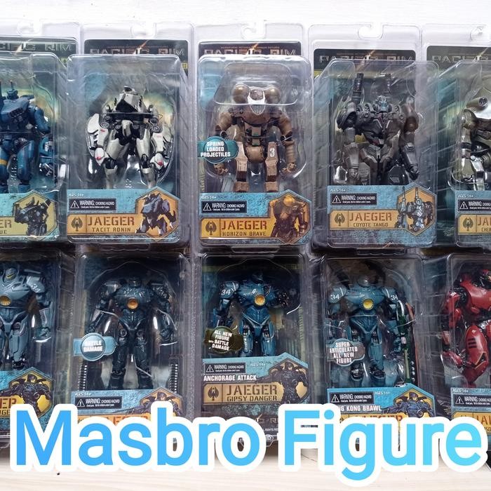 Figure Neca Pacific Rim Gipsy Danger Crismon Typhoon Cherno Alpha