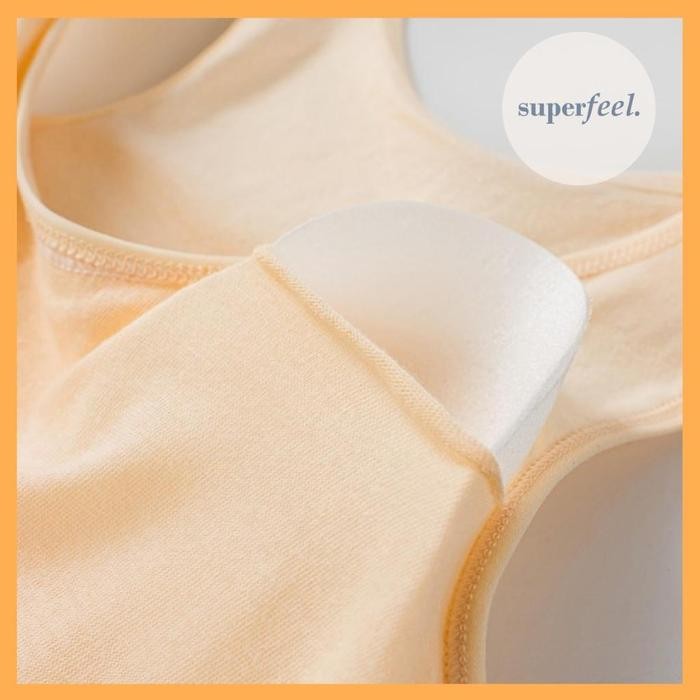 trrg- Sfl Stylish Miniset Sport Bra Anak Wanita Katun Perempuan Kecil Mini Set Sekolah