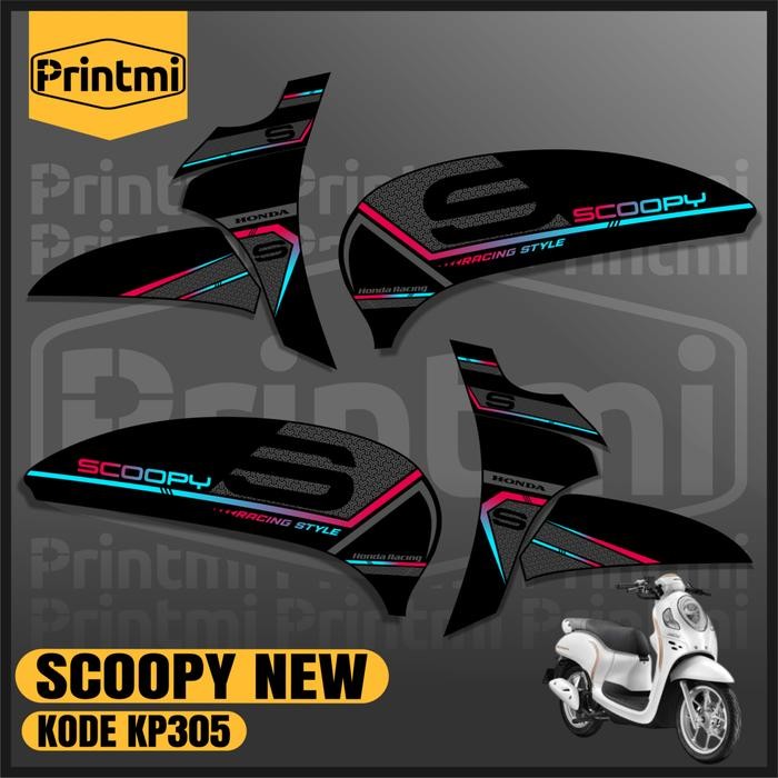 Printmi Motorcycle Striping Stiker Motor Scoopy New 2021 2022 2023 2024 Prestige Sporty Variasi List