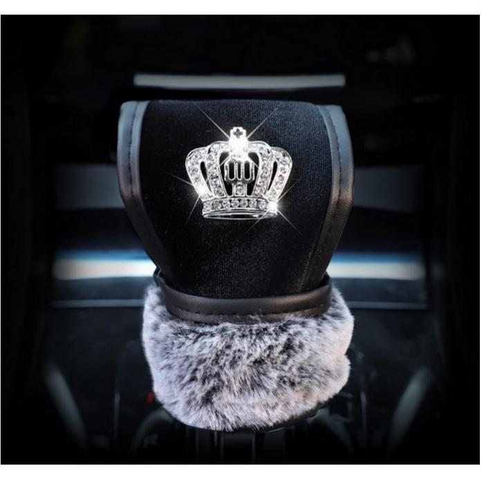 Sarung Cover Handbrake Gigi Gear Safetybelt Seatbeat Dad Crown Feather Series