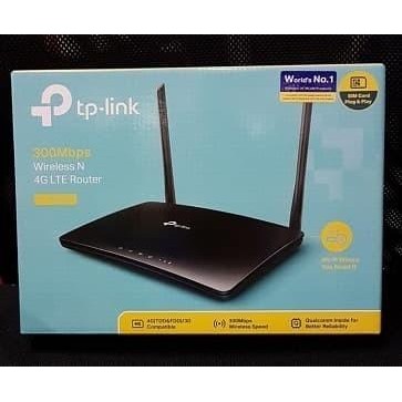 Paket Big Kuota Modem Router 4G TPLink TL-MR6400 Free Perdana