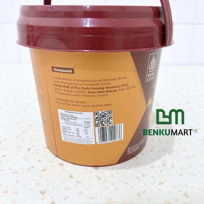 Breakfeast- Goldenfil Hazelnut Crunchy 1 Kg Selai Hazelnut Crunchy Goldenfil