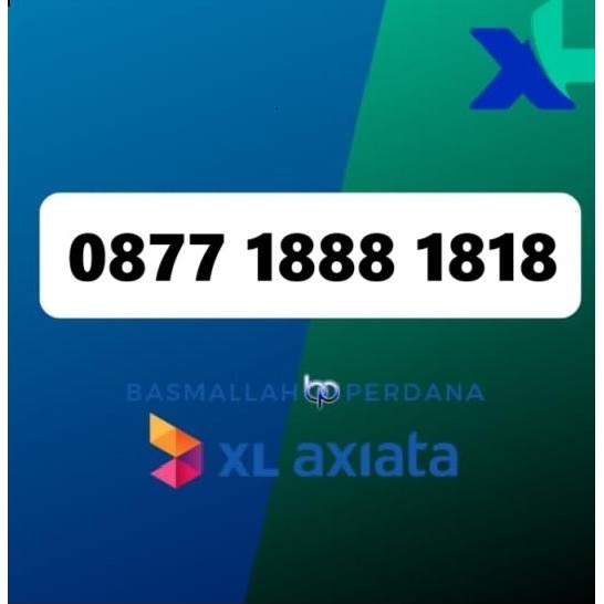 Nomor Cantik XB77 1888 1818 Perdana XL 4G 5G YOP925