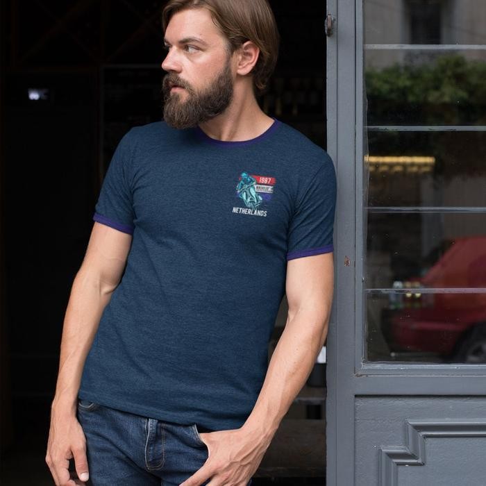 Kaos Retro Vintage Motor Scooter Club Eindhoven